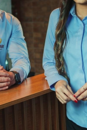 CAMISA SOCIAL MOD 12 COM PROTEÇÃO NOS BOTÕES